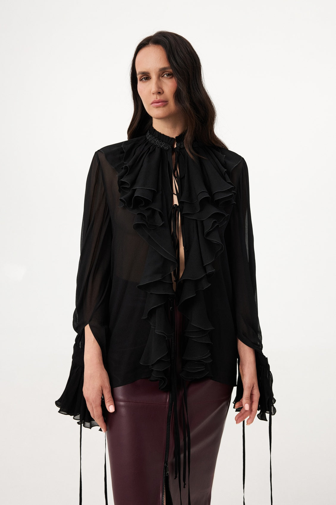 Crepe de chine blouse