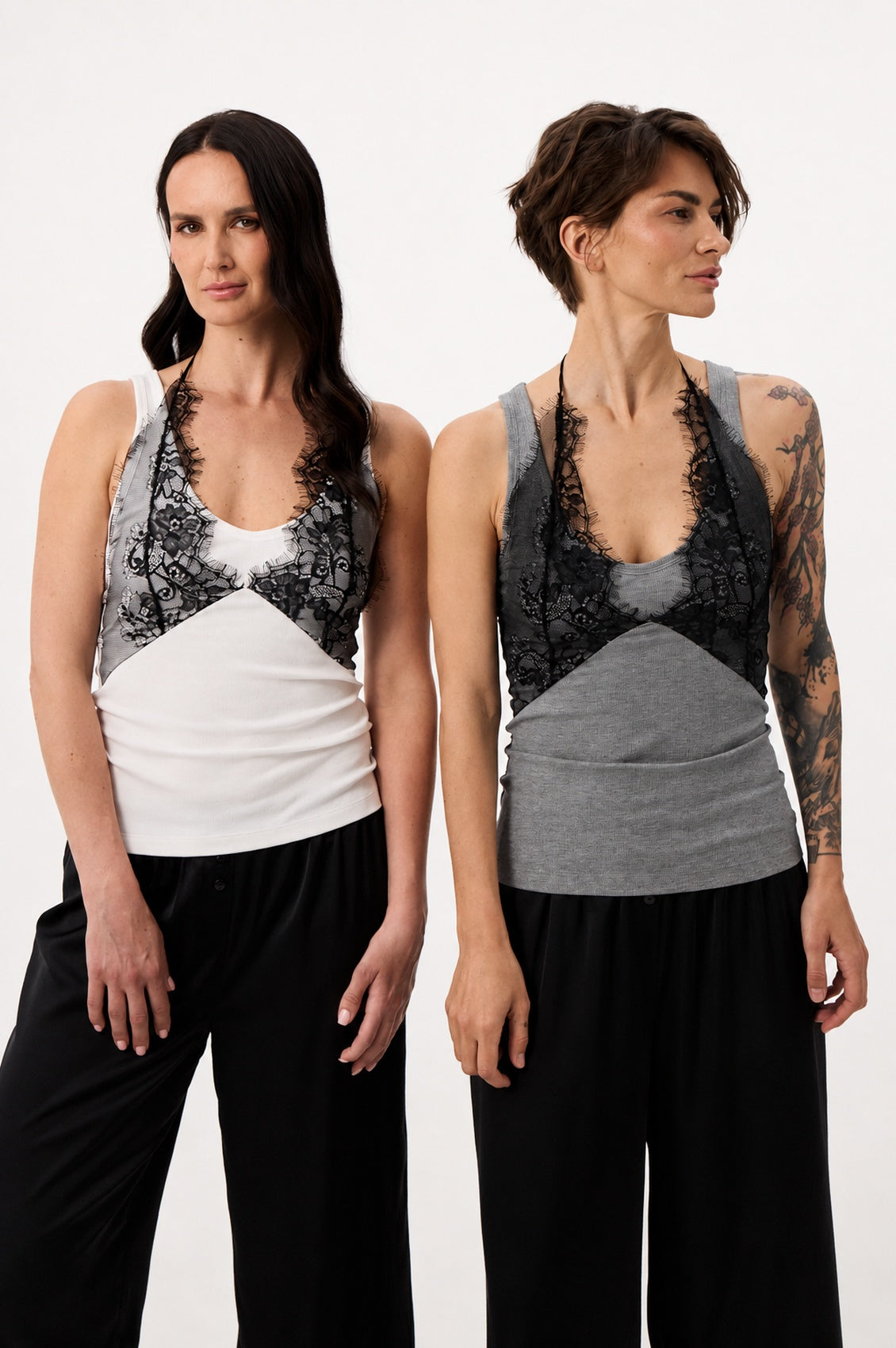 Ivory lace top