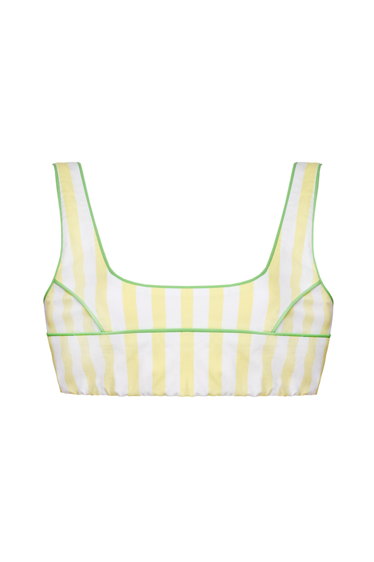 Yellow striped top