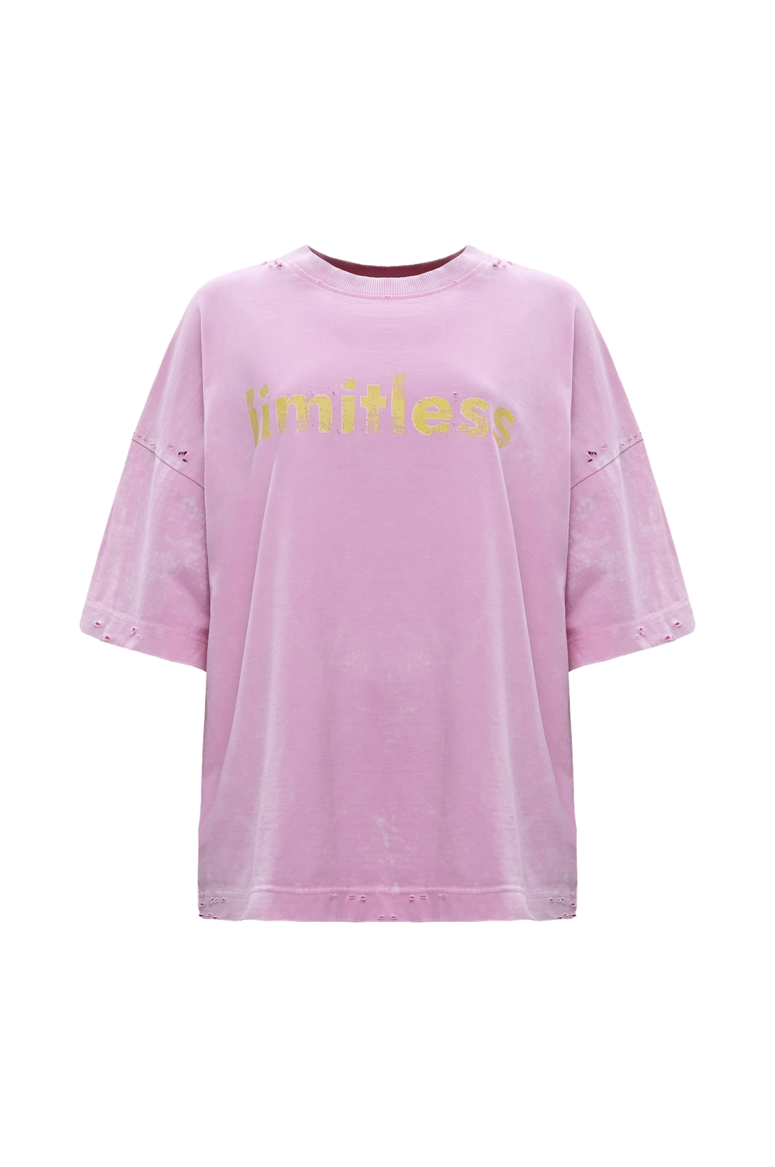 Acid wash pink t-shirt