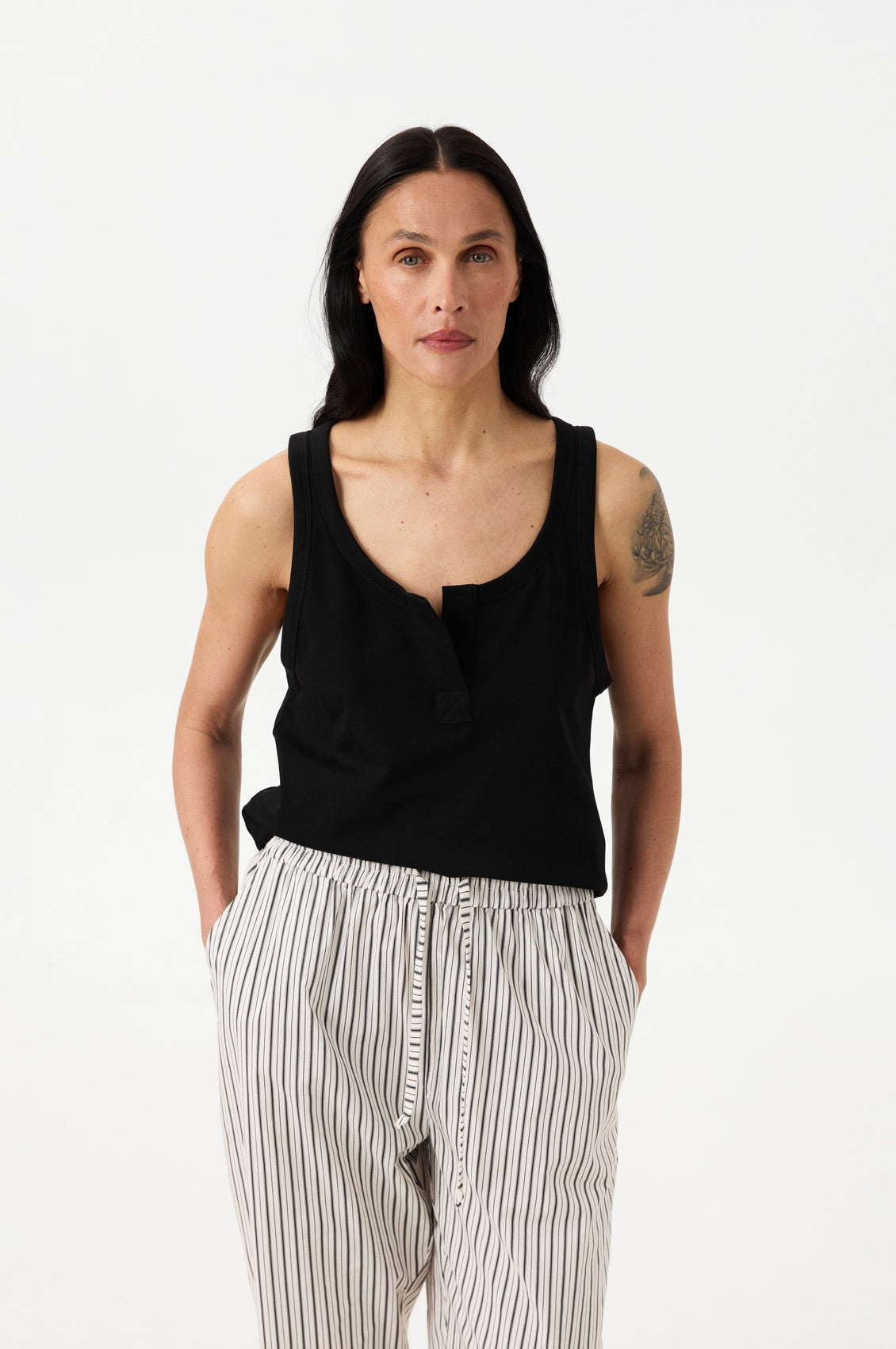 Black top with logo