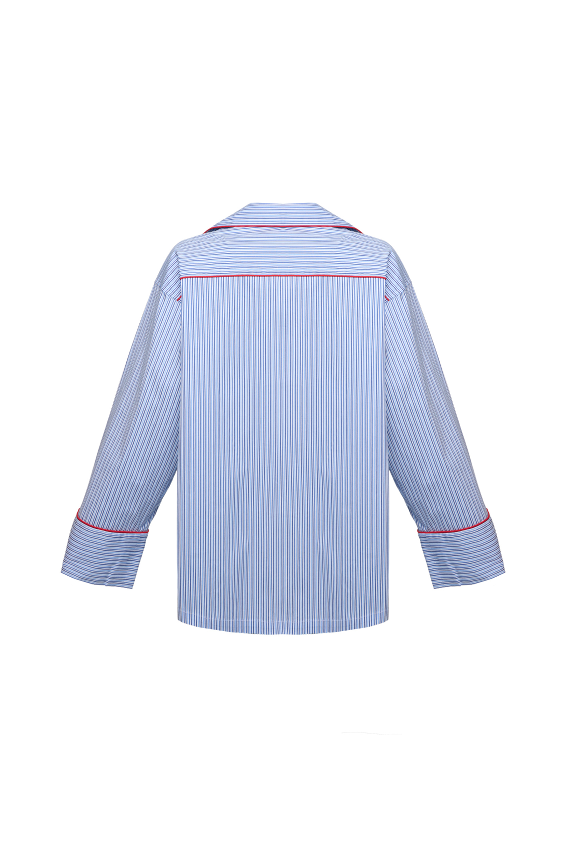 Blue striped shirt