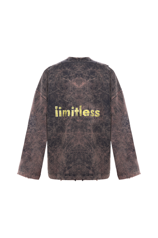 Acid wash grey longsleeve