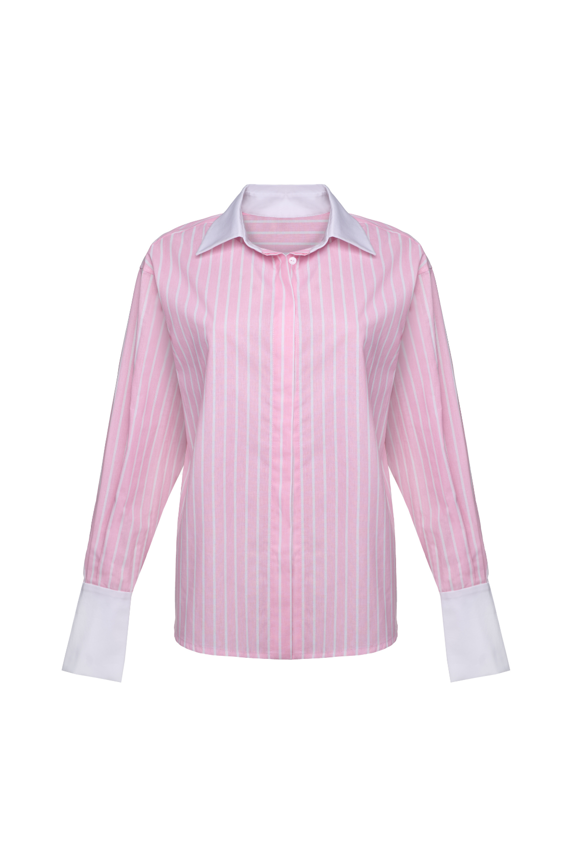 Pink striped shirt
