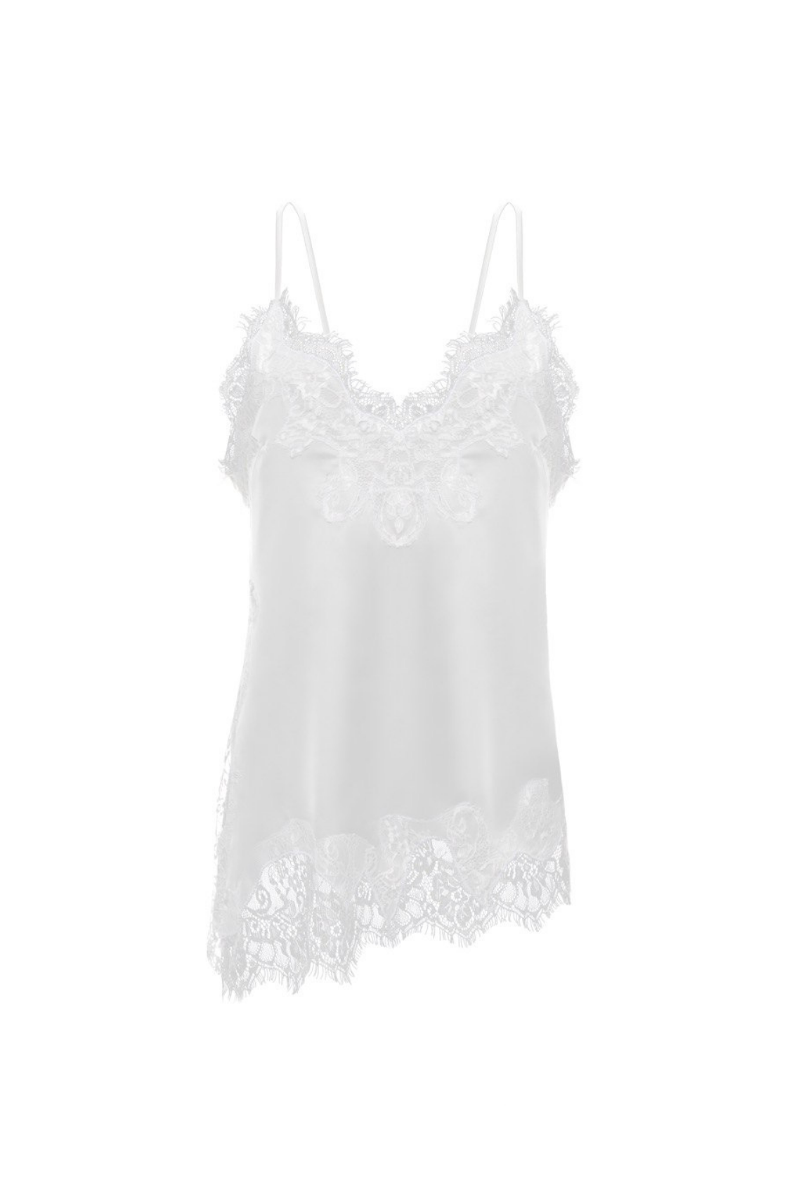 Ivory silk top