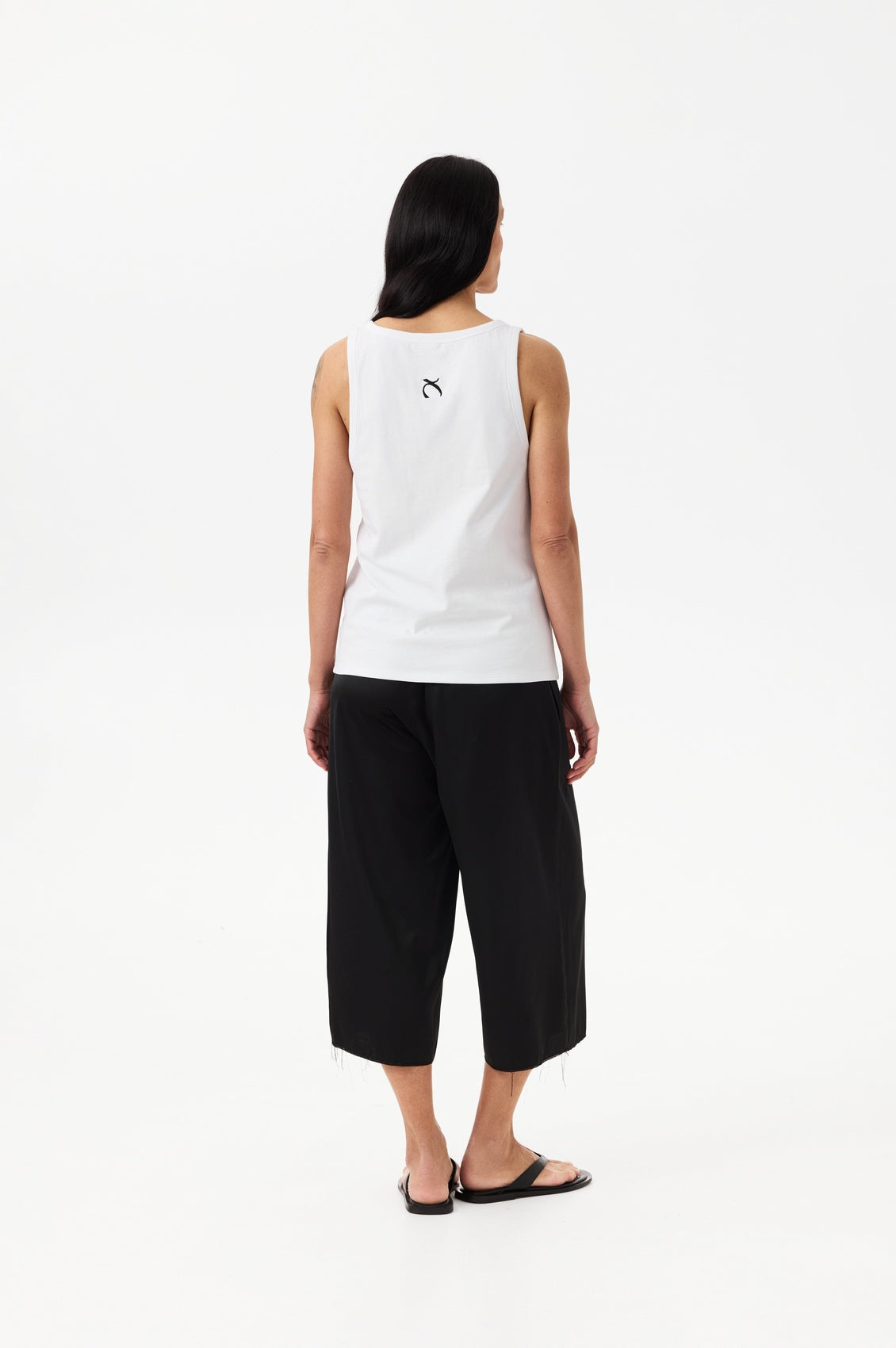White top with logo